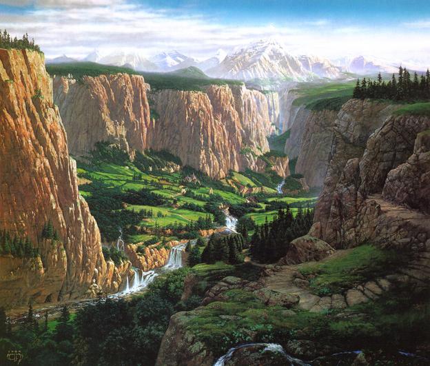 Völgyzugoly - Ted Nasmith festménye